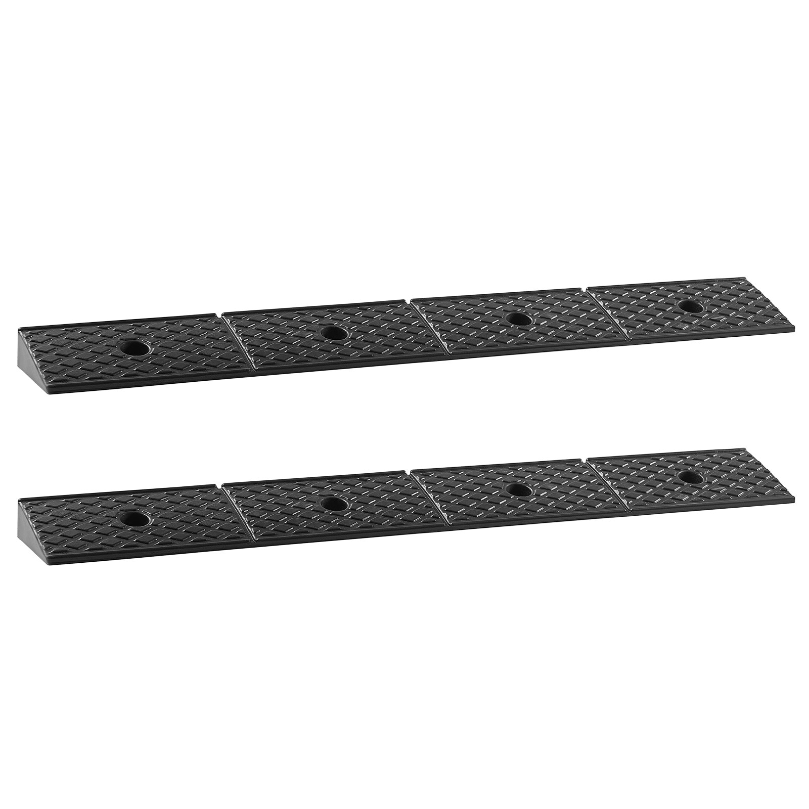 Heavy Duty Rubber Curb Ramp For Wheelchairs And Motorcycles 2 Pack_voghion.com